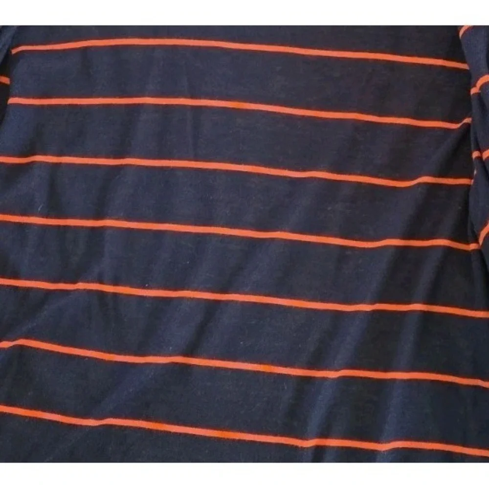 Women's XL Cardigan J.Crew Office Light Weight Navy Stripe Classic Style